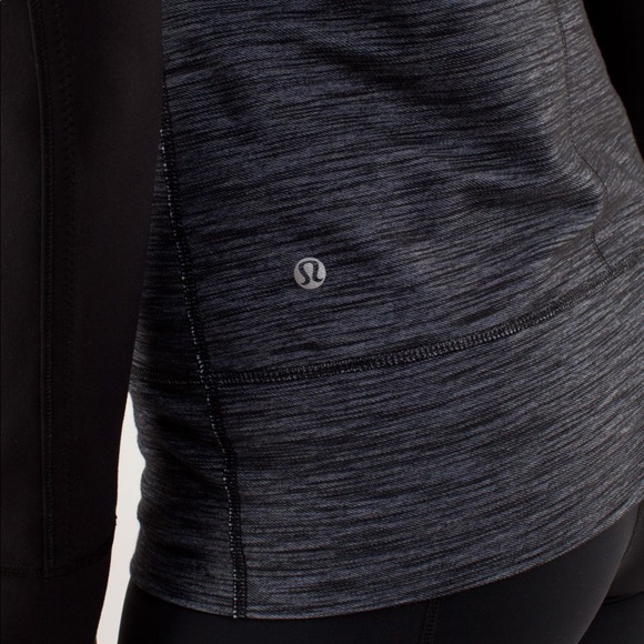 Lululemon Daily Yoga Jacket Reversible Slub Denim Purple Haze - Picture 5 of 7